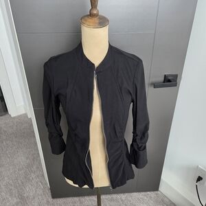 Tribal Women's Black Blazer Jacket